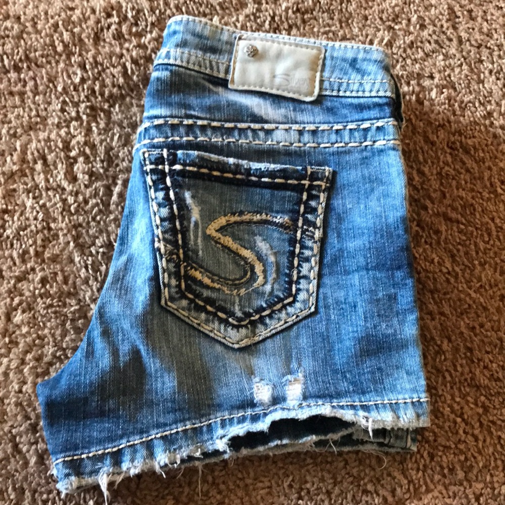 Silver shorts